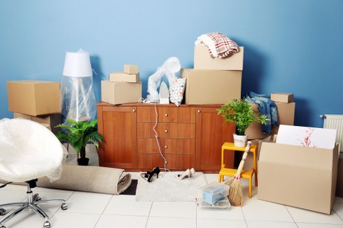 Man with van service helping with a local move in Bow
