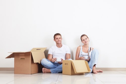 Affordable man and van transport for home items in Bow