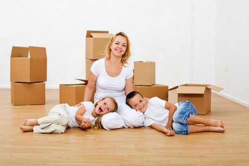 Business relocation using a moving truck in Bow