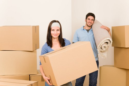 Safe packing and loading for a removal van service in Bow