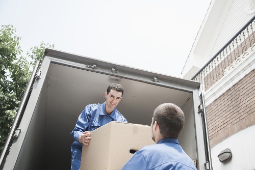 Protective wrapping used for furniture removals in Bow