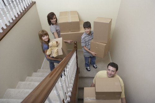 Students settling into new accommodation after a Bow move